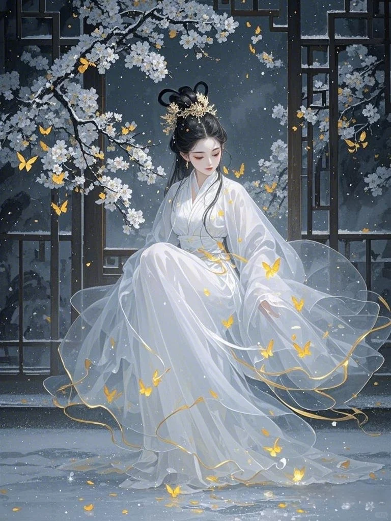 ✨雪境仙影 | 古风白衣神女