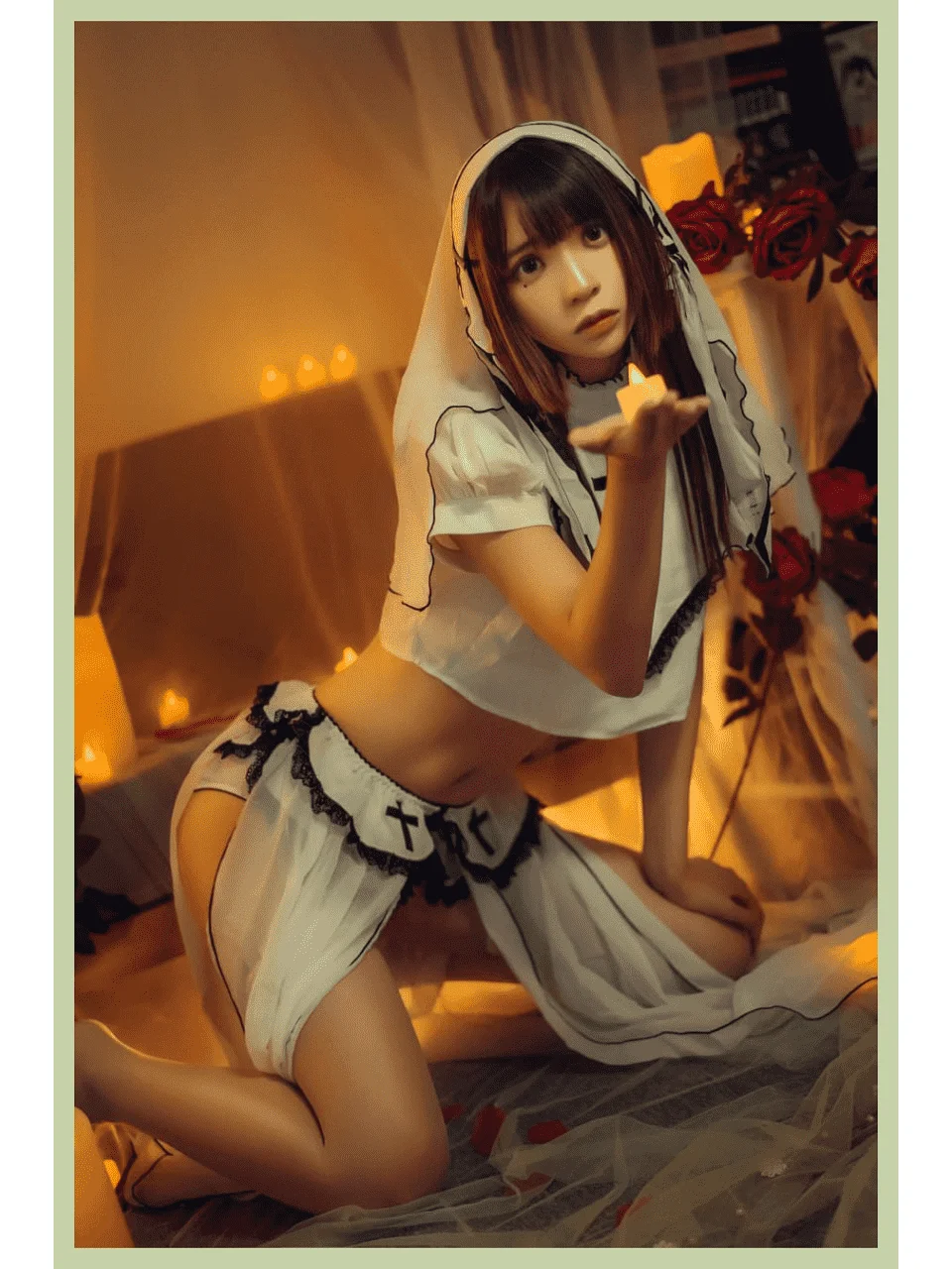 白衣修女，光影间神圣浪漫