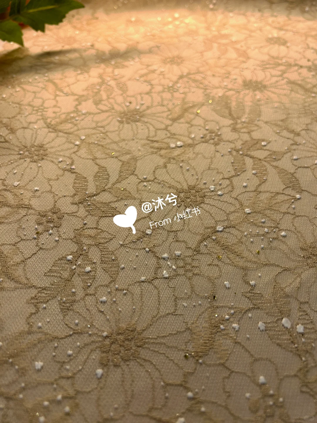 美哭！水溶蕾丝印花+烫片面料真心绝绝子✨