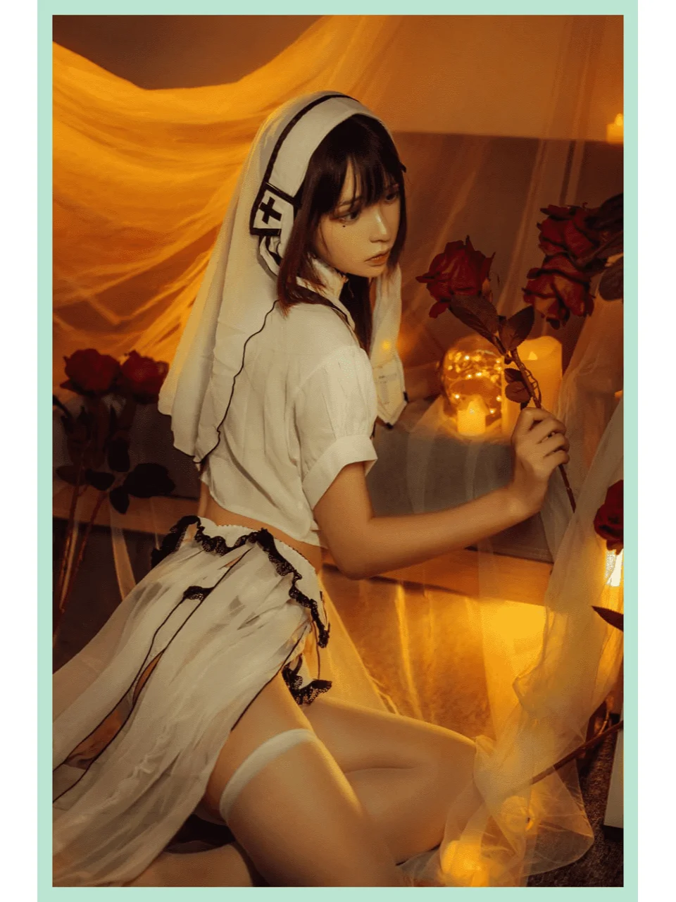 白衣修女，光影间神圣浪漫
