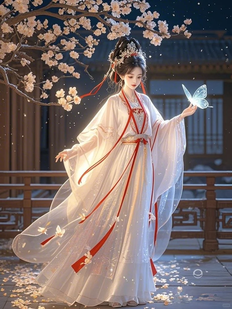✨雪境仙影 | 古风白衣神女