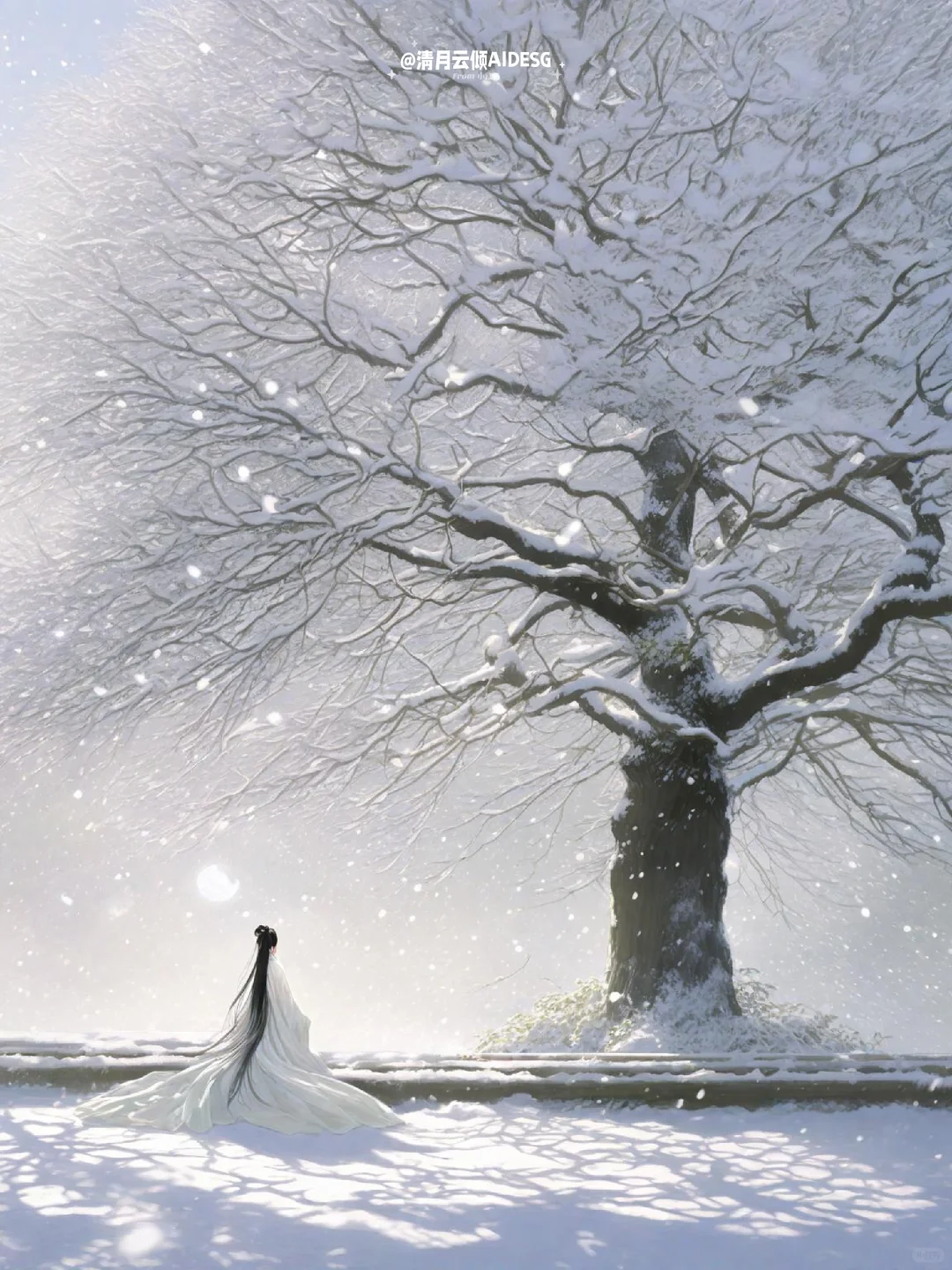 “你走之后的人间，唯余风雪漫天。”