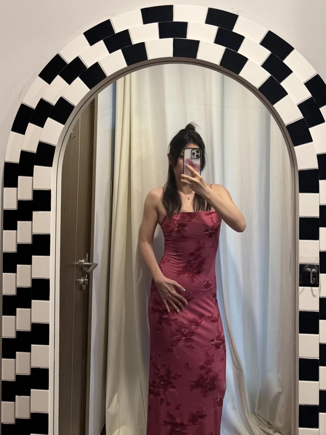我们健身女试衣服