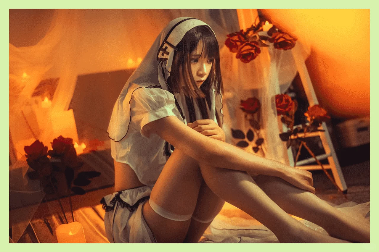 白衣修女，光影间神圣浪漫