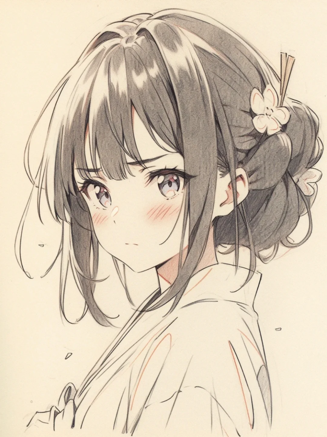 动漫线稿，