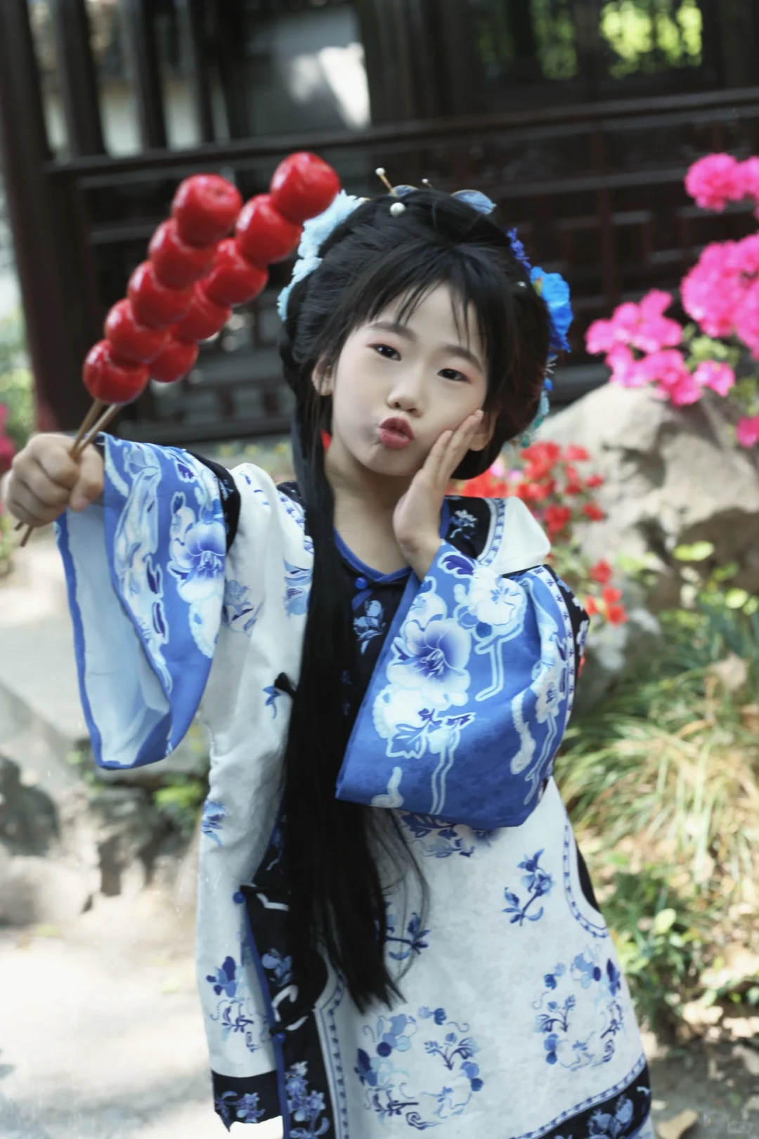 清汉女写真，母女写真