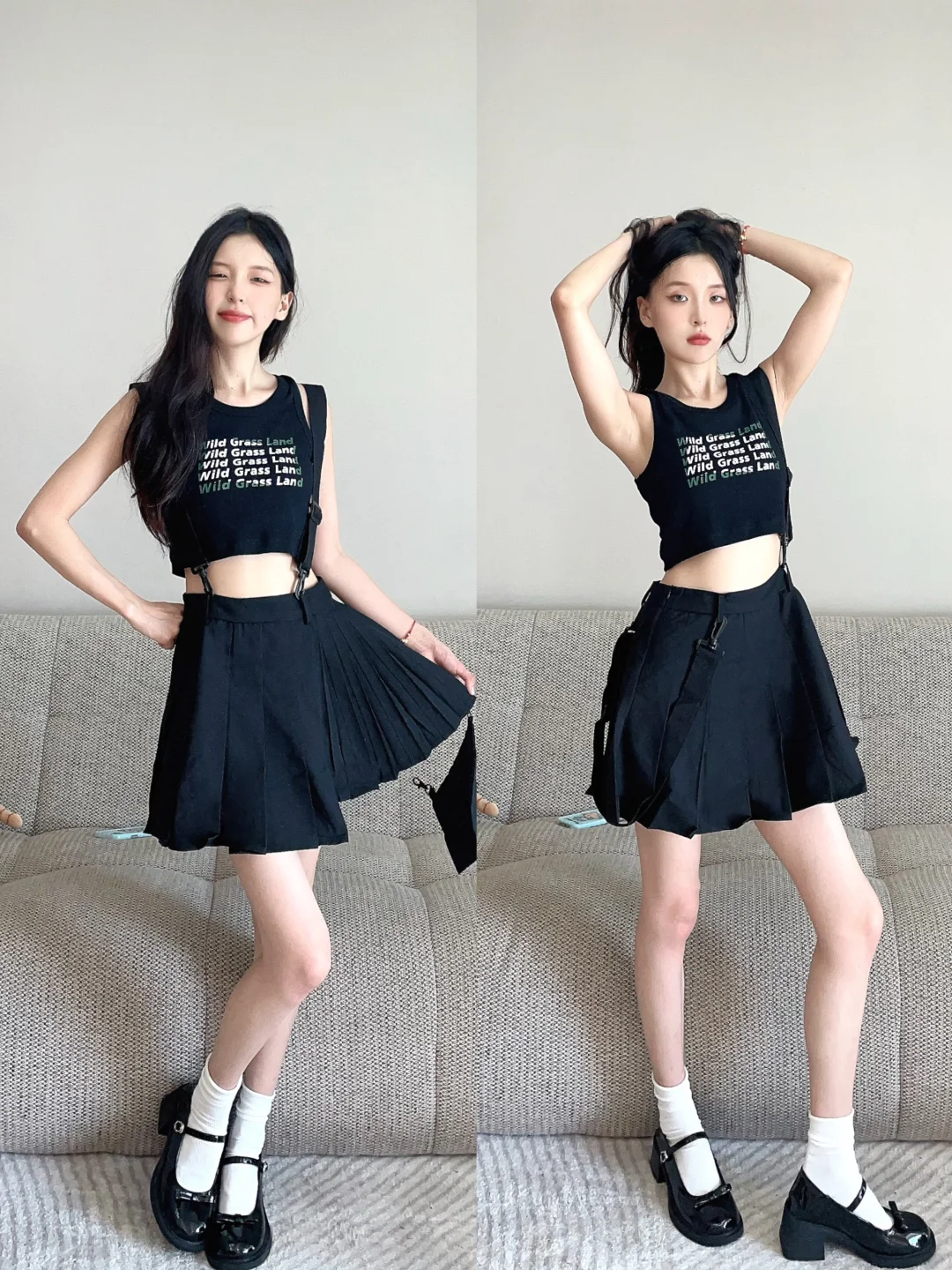 甜酷辣妹outfits*2 夏天就是小裙子的季节🎈