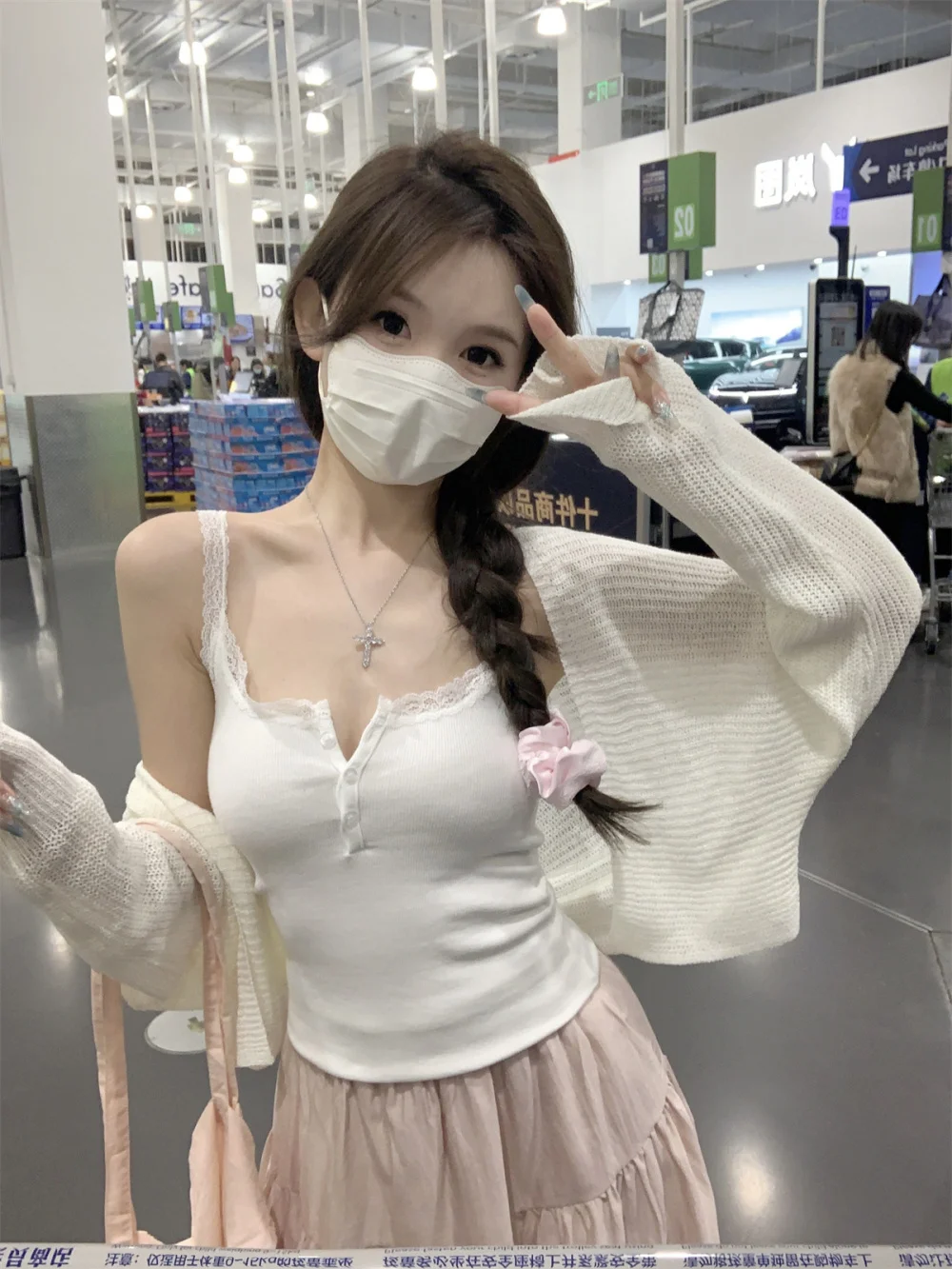 纯欲美背背心超显瘦