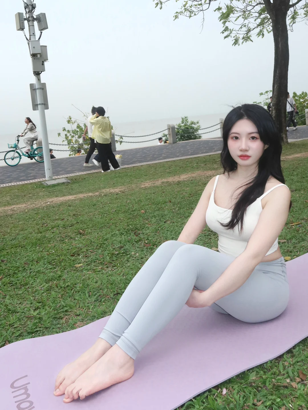 户外瑜伽初体验‍♀️