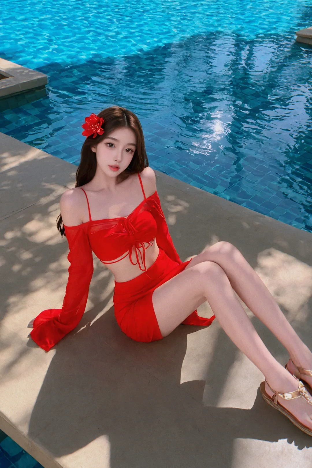 妈吖❗️AI帮拍的照片👀
