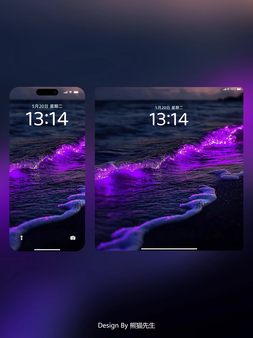 080 | 🐚你见过会发紫光的海吗？
