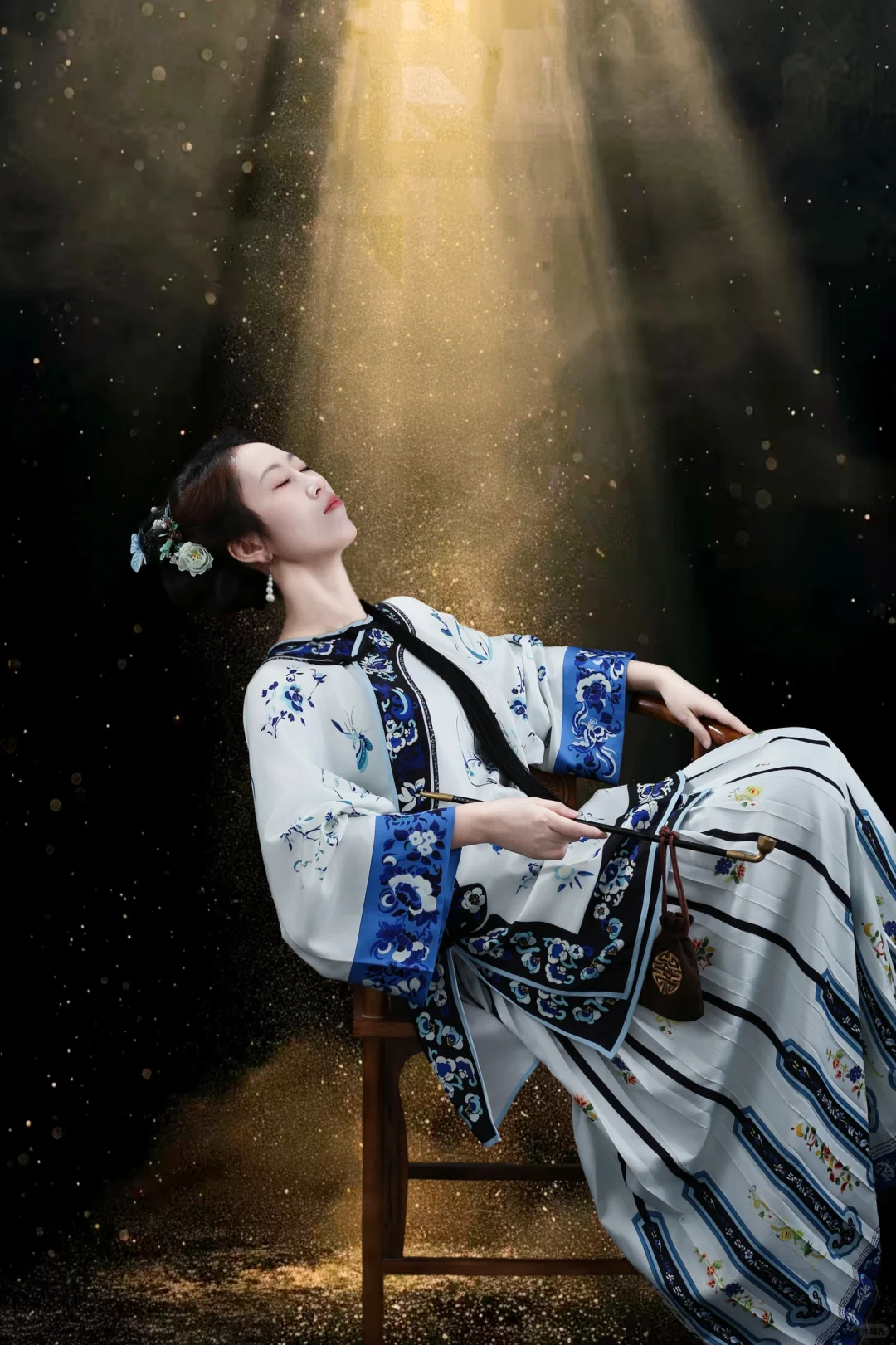 清汉女写真，母女写真