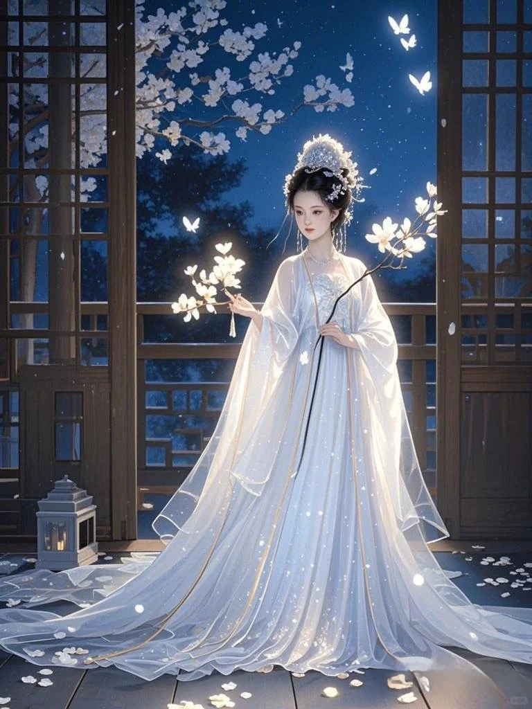 ✨雪境仙影 | 古风白衣神女
