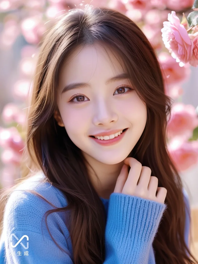 唯有少女与樱花🌸，Ai生成图