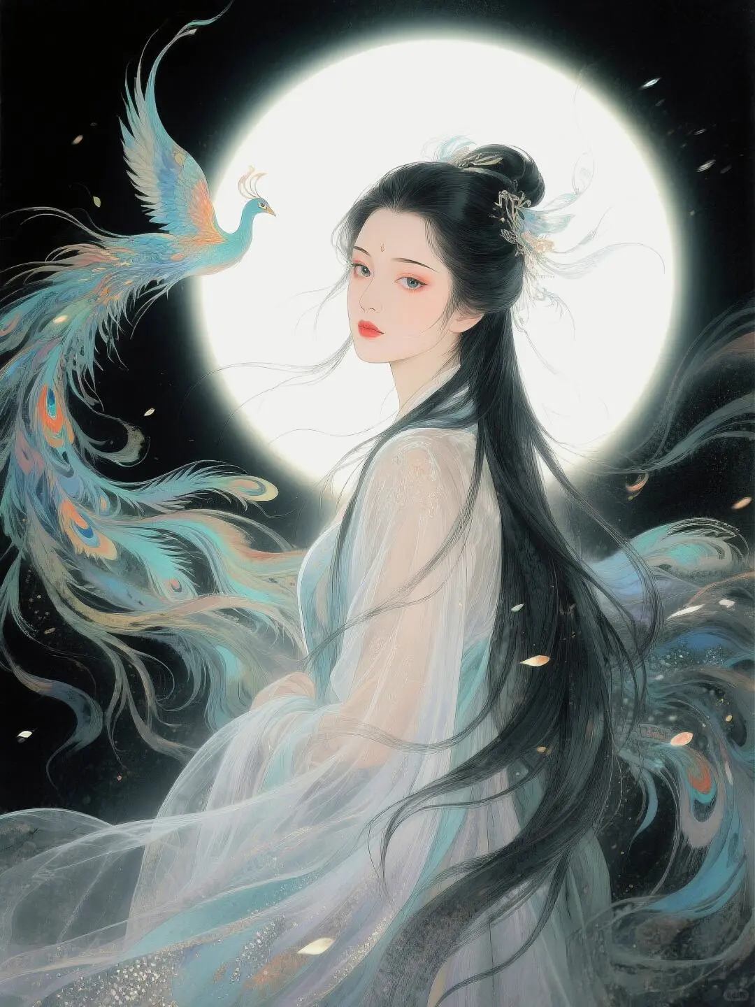 中式美学｜凤凰般美丽的女子