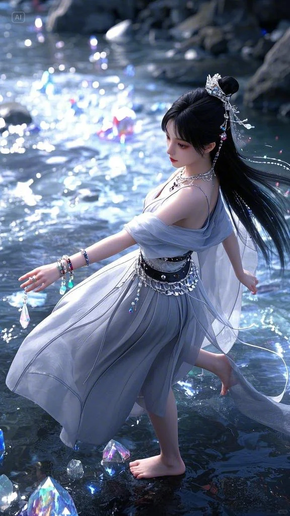 💋赤足美女，自然之美！