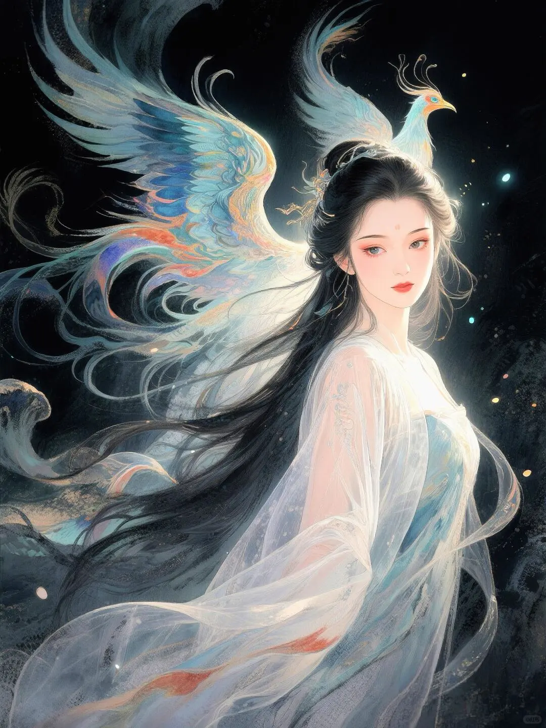 中式美学｜凤凰般美丽的女子