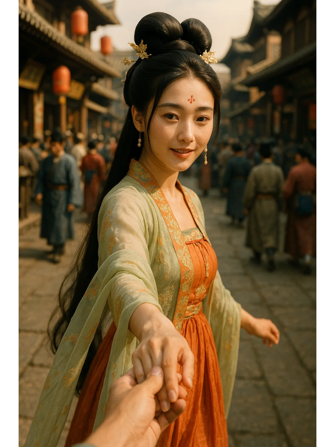 AI带你穿越回大唐盛世，你喜欢哪个美女？