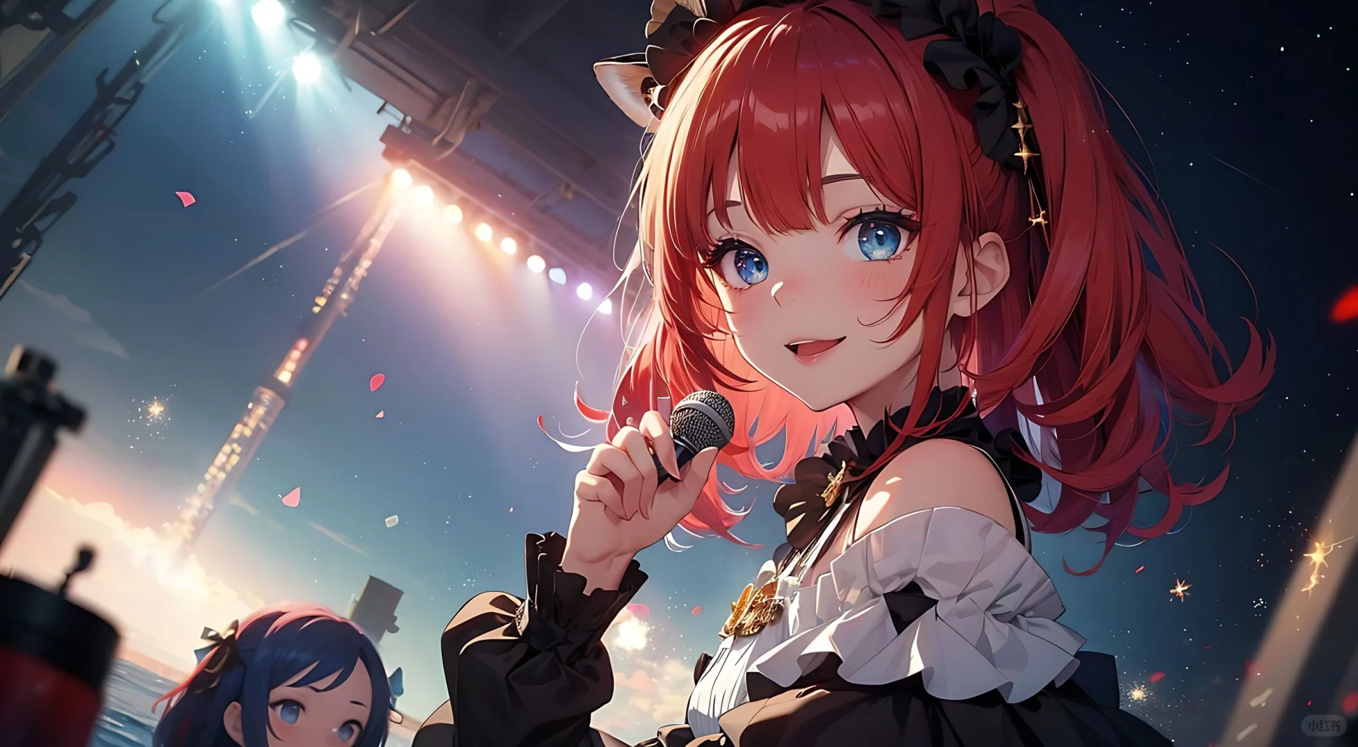 淋雨少女