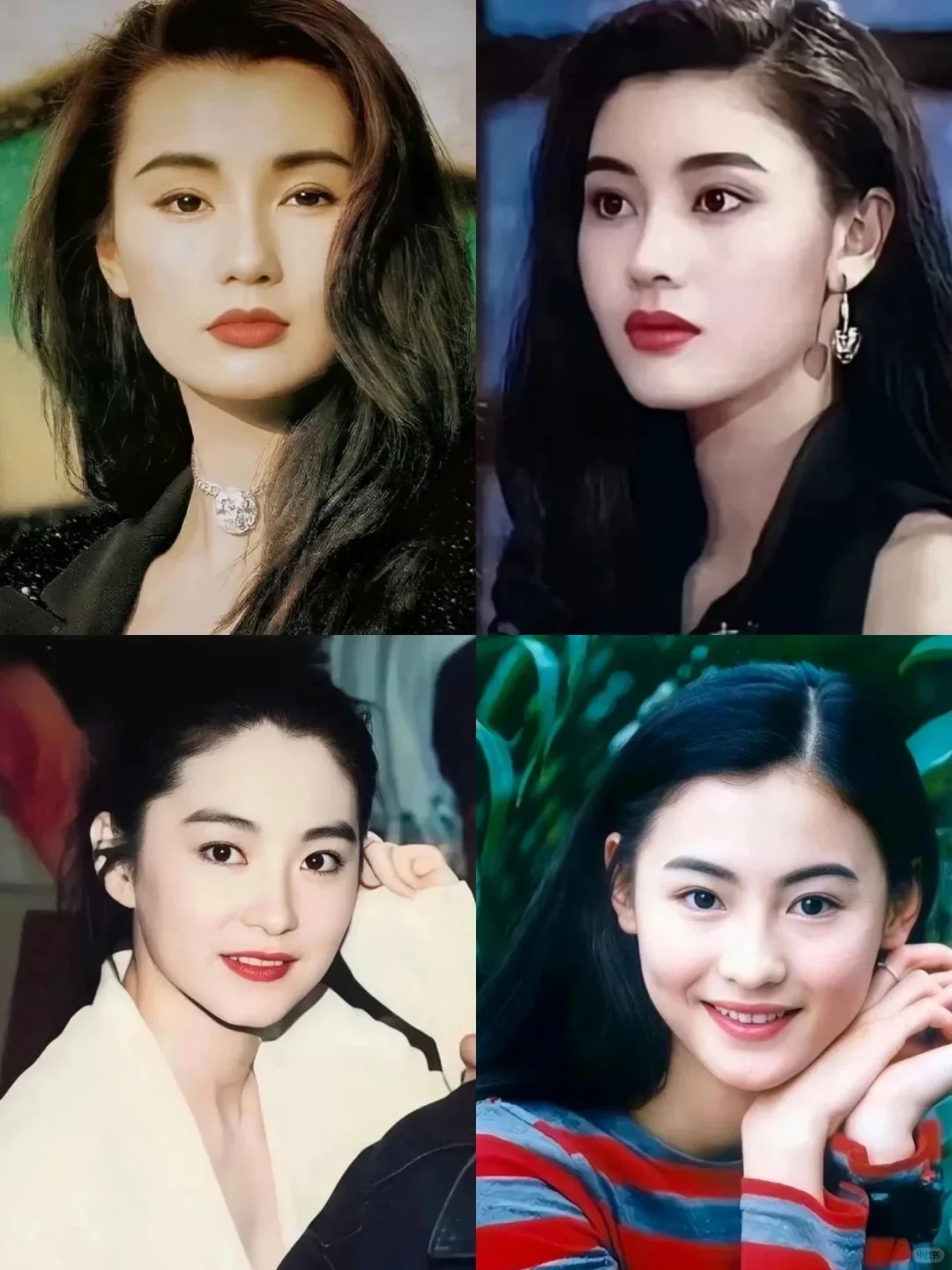 90年代骨相美人张柏芝的绝美容颜
