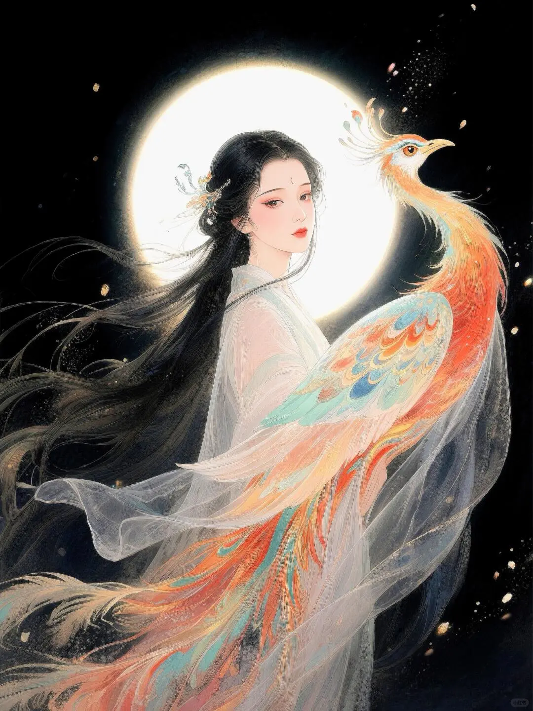 中式美学｜凤凰般美丽的女子