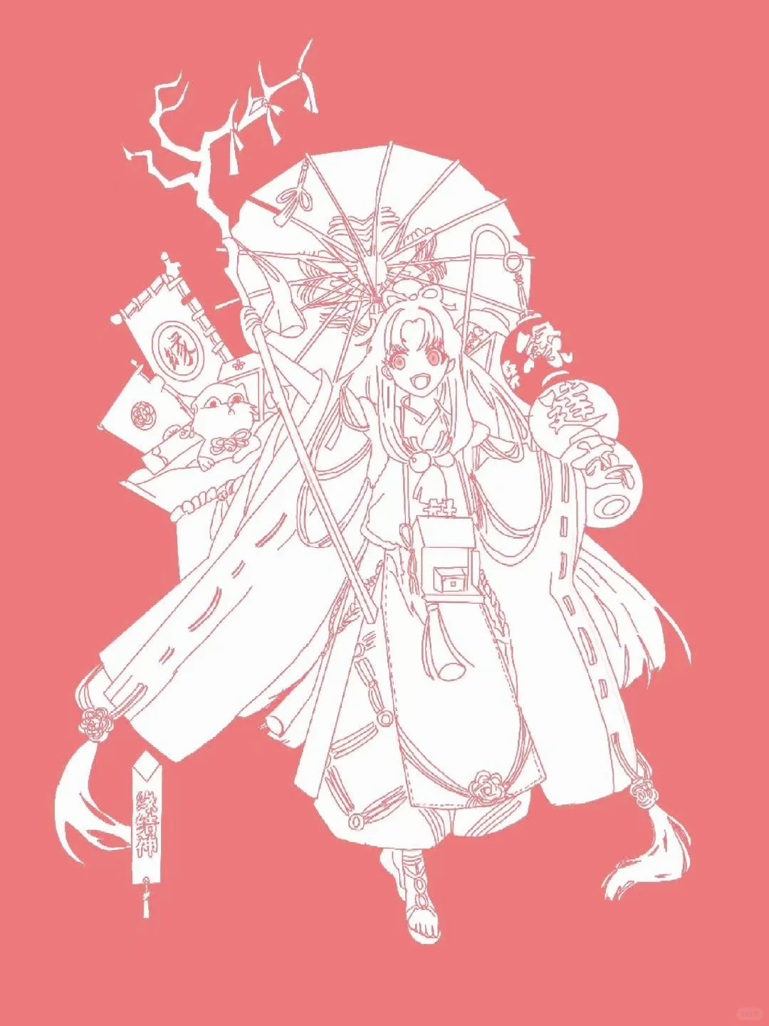 线稿描线【大缘小缘】缘结神