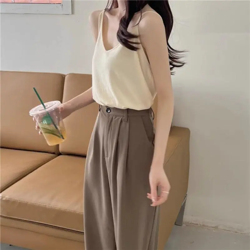 胖mm300斤大码复古冰丝吊带背心女夏季