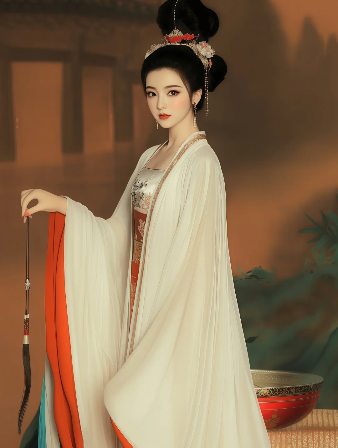 花容月貌映千秋，古风美人传世间