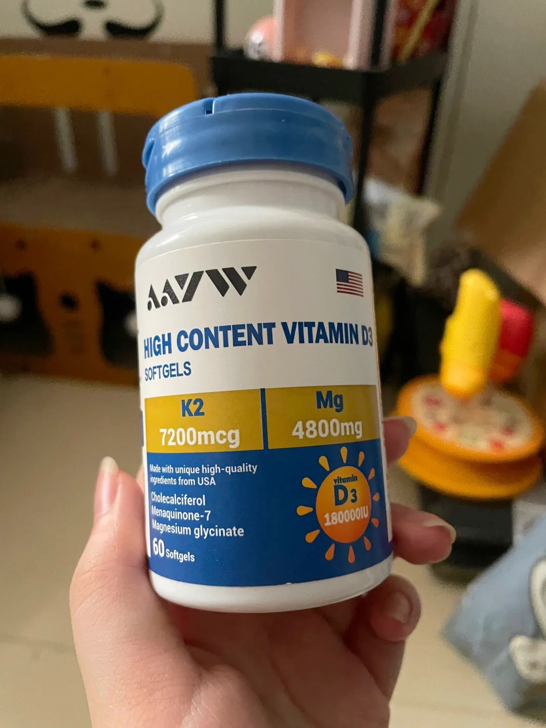 吃了半年的AAYW维生素D3，有问题尽管问