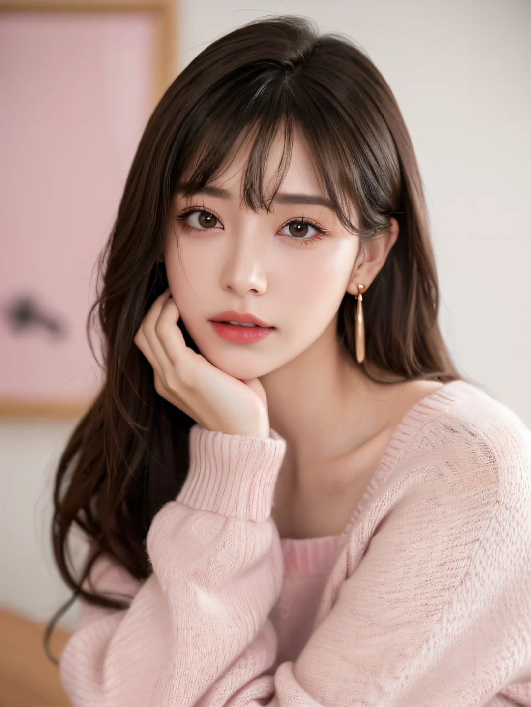毛衣美女