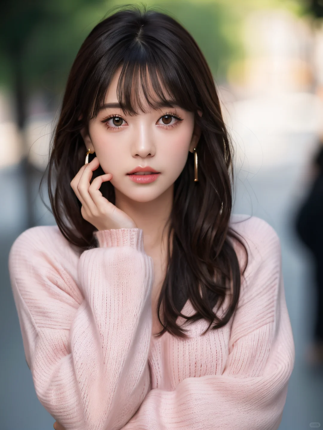 毛衣美女