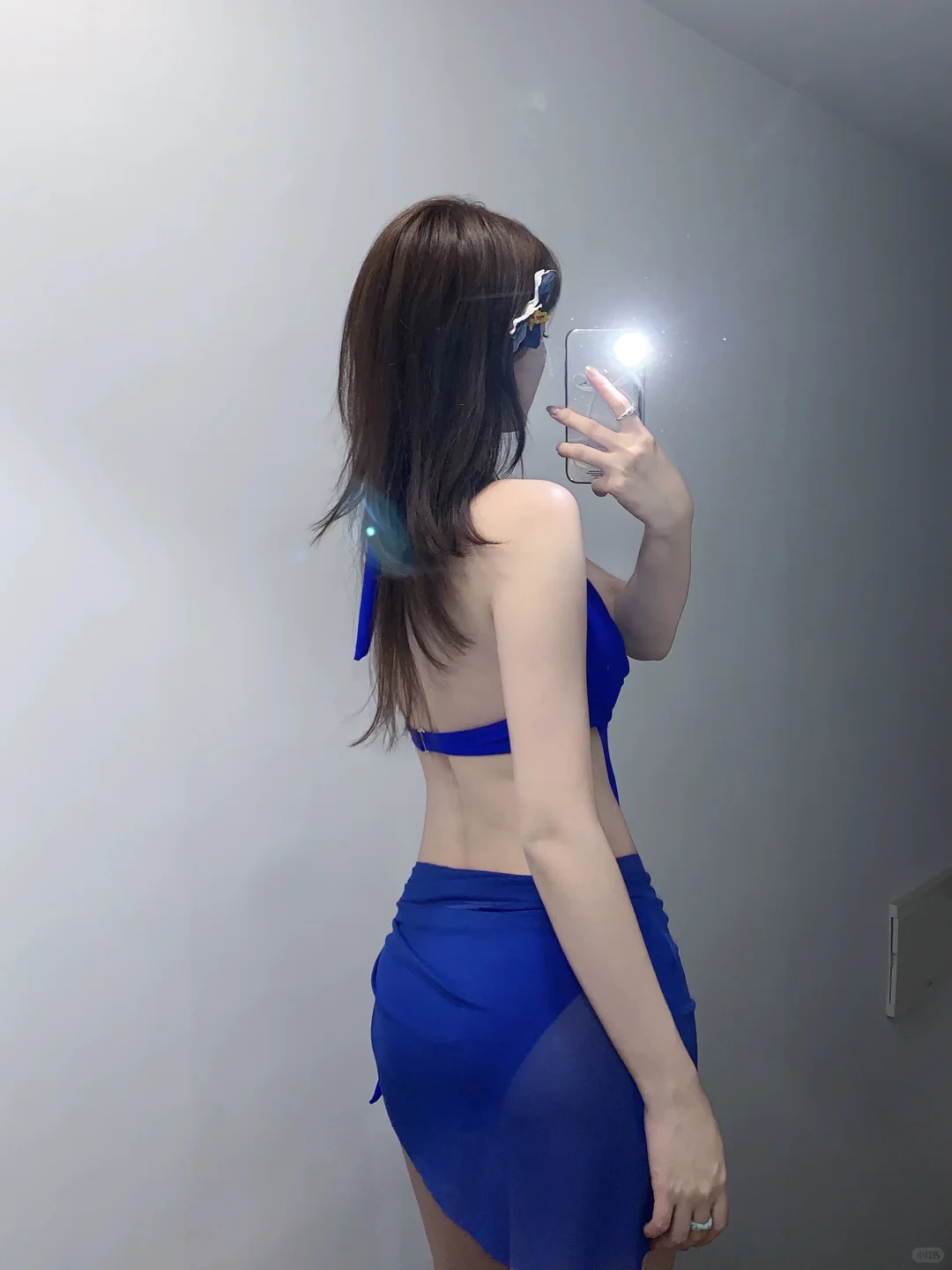 小众绝美！蓝色系泳衣，小胸甜妹的夏日宝藏