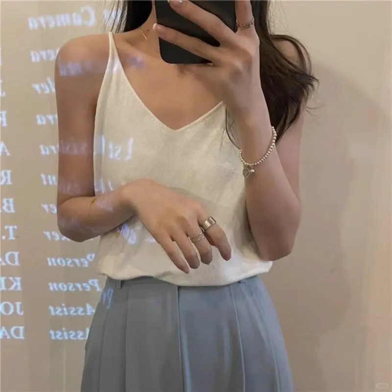 胖mm300斤大码复古冰丝吊带背心女夏季