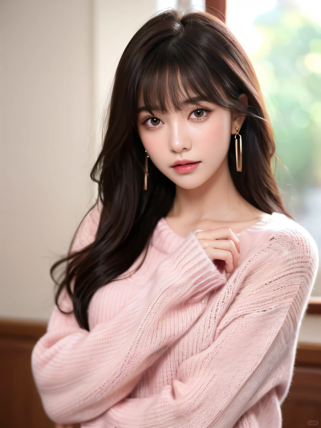 毛衣美女
