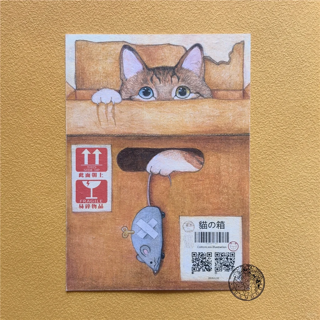 台湾原版明信片|喵星人全体出击