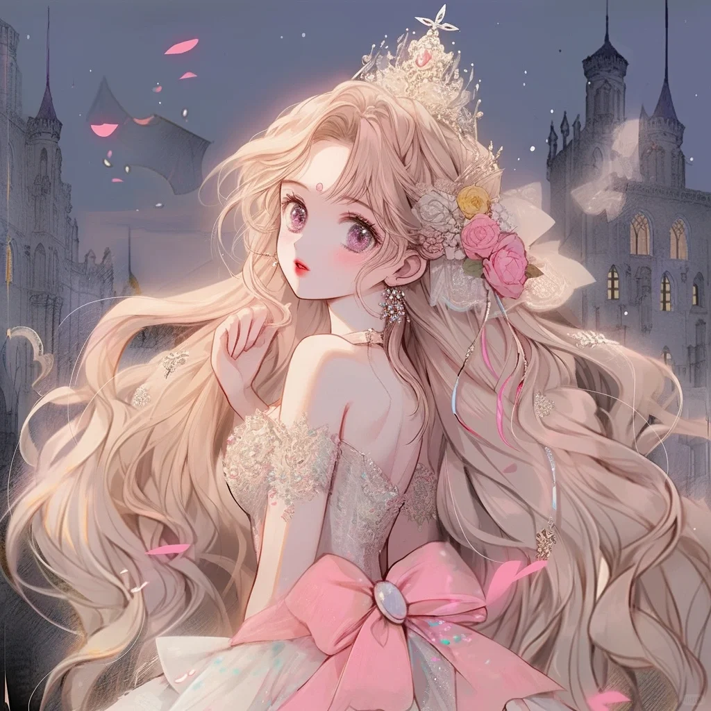 公主的冬日限定粉女头