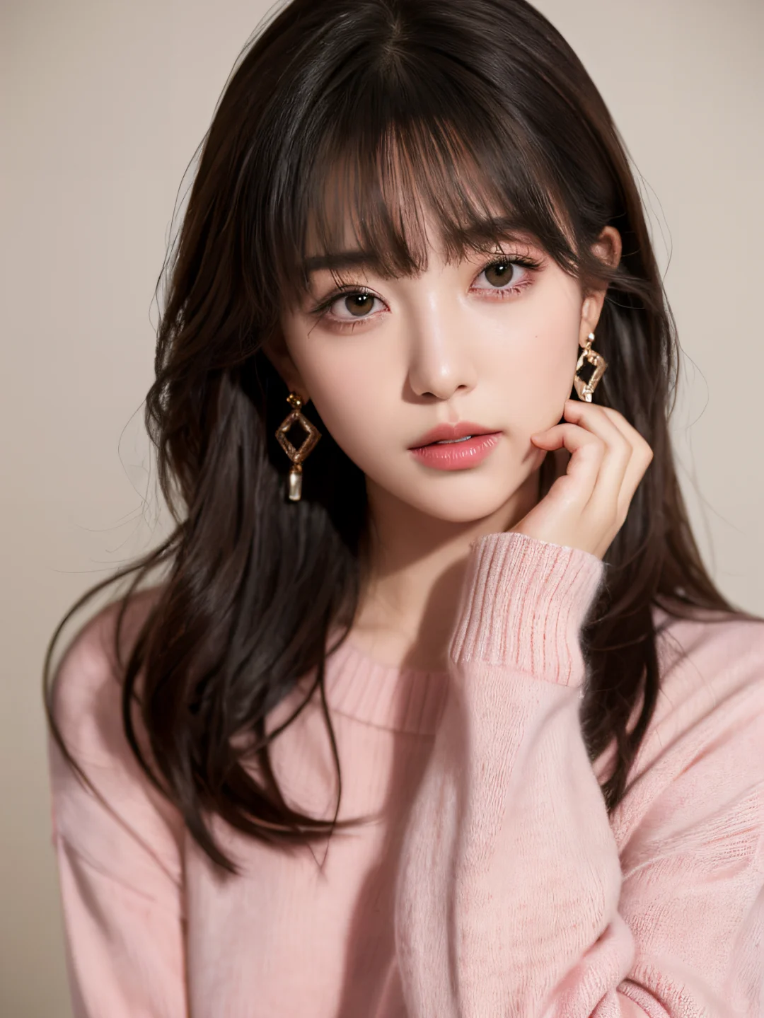 毛衣美女