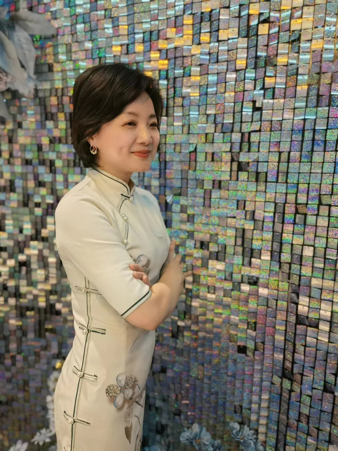 穿搭︱50岁以后感觉穿旗袍比年轻时更有味道