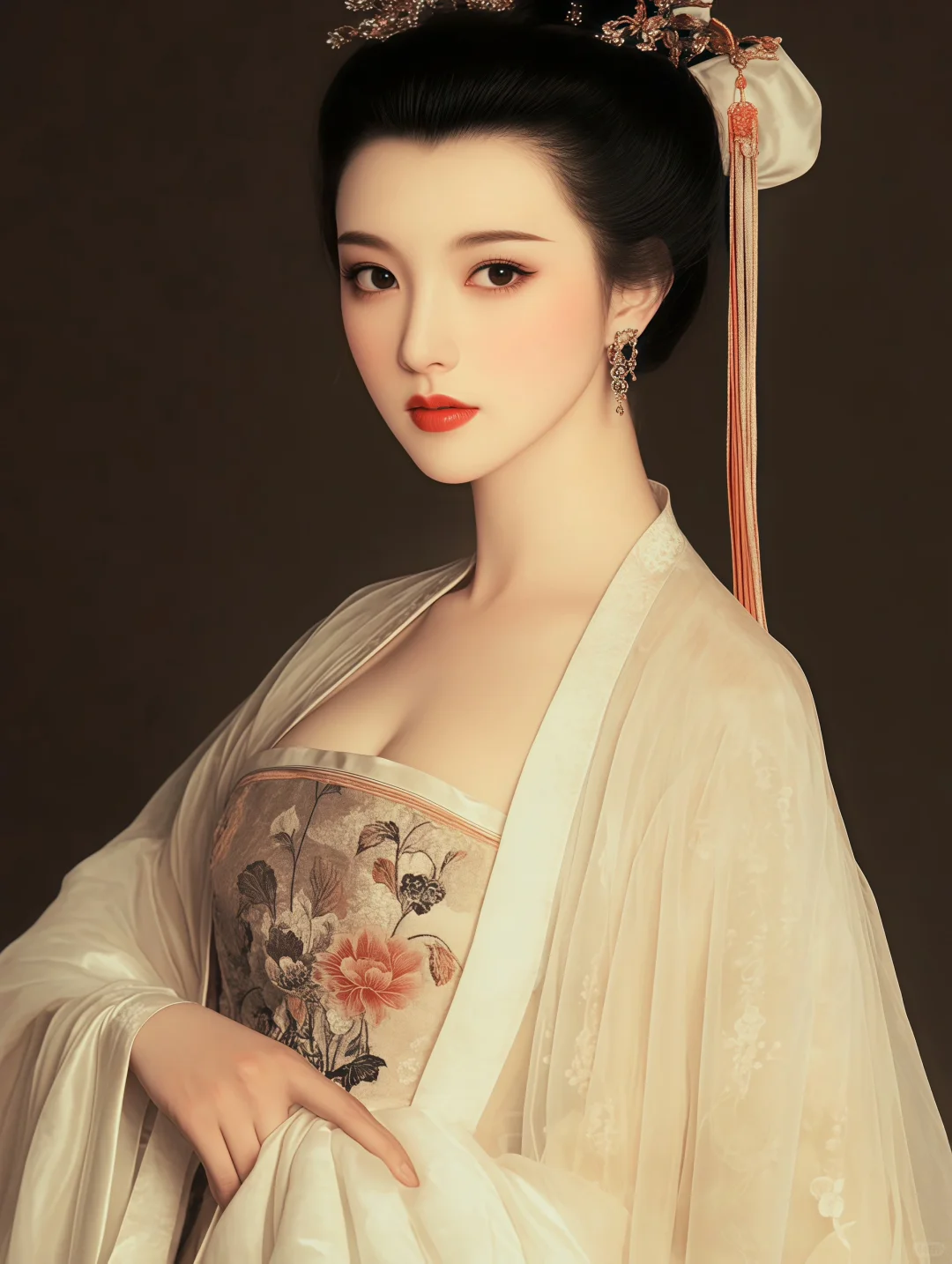 花容月貌映千秋，古风美人传世间