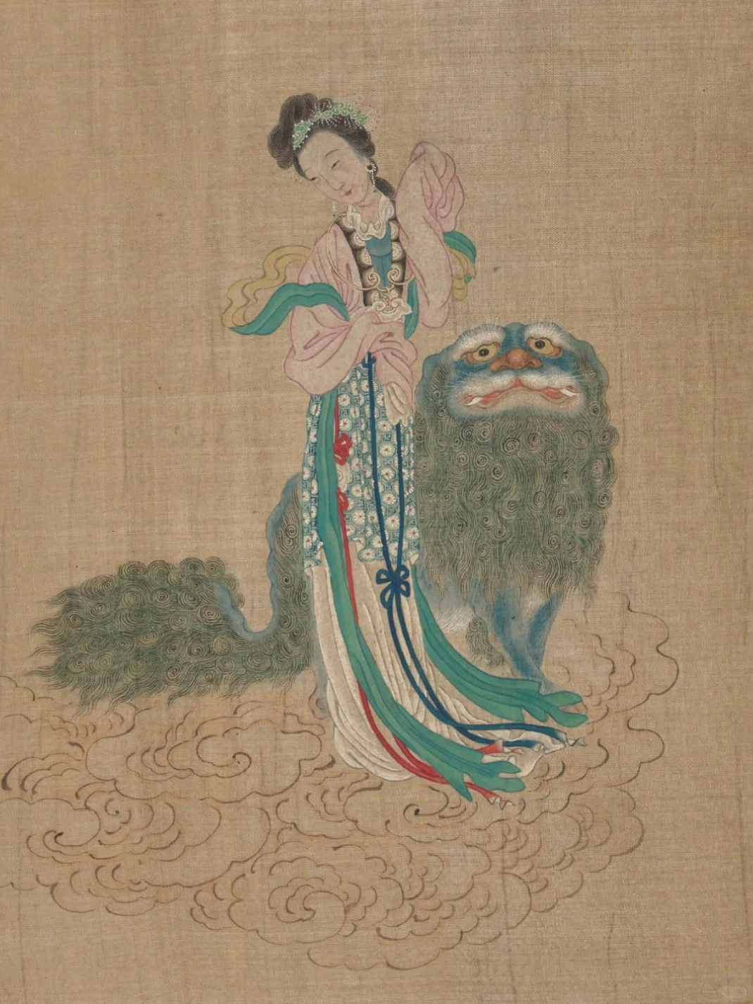 清·女仙图册