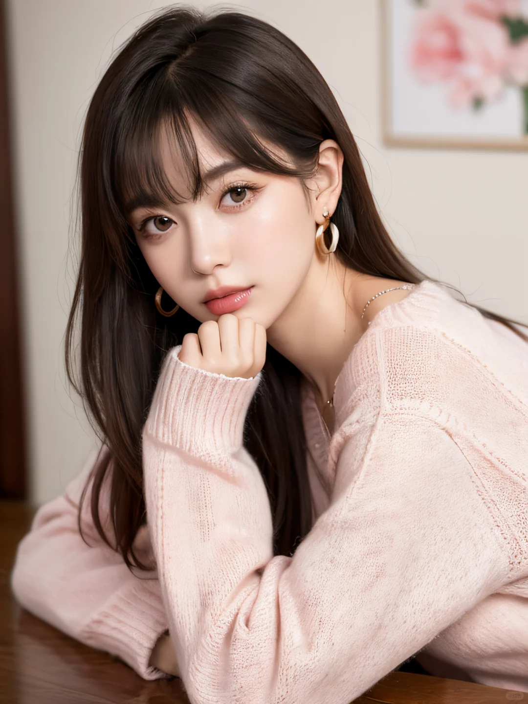 毛衣美女