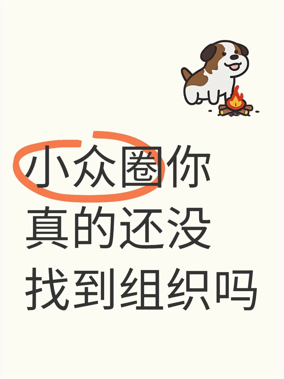小众圈你真的还没找到组织吗