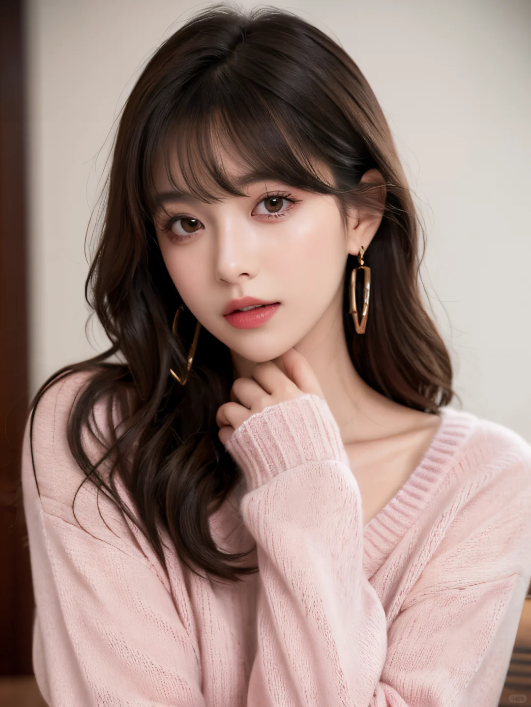 毛衣美女