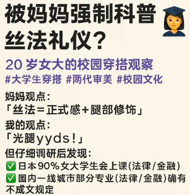 关于我妈非要让我带30双丝袜返校这件事...