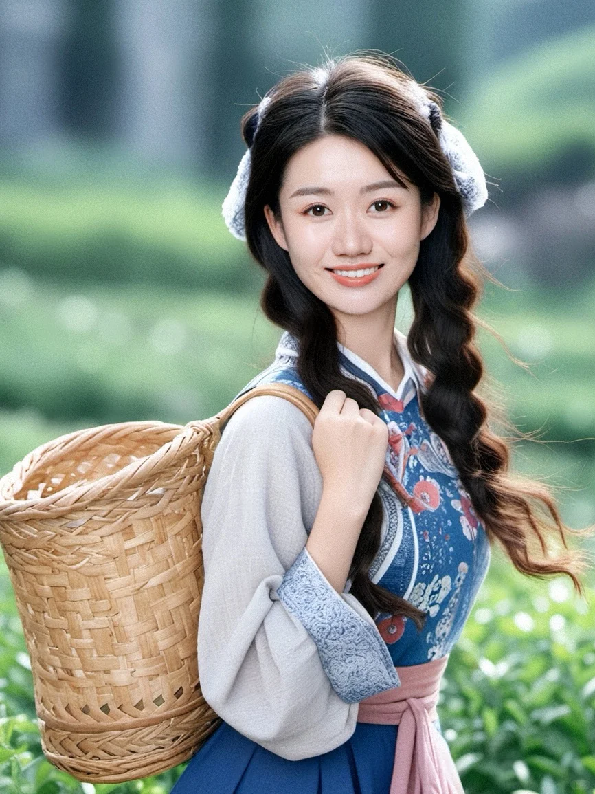 看的出来她在笑