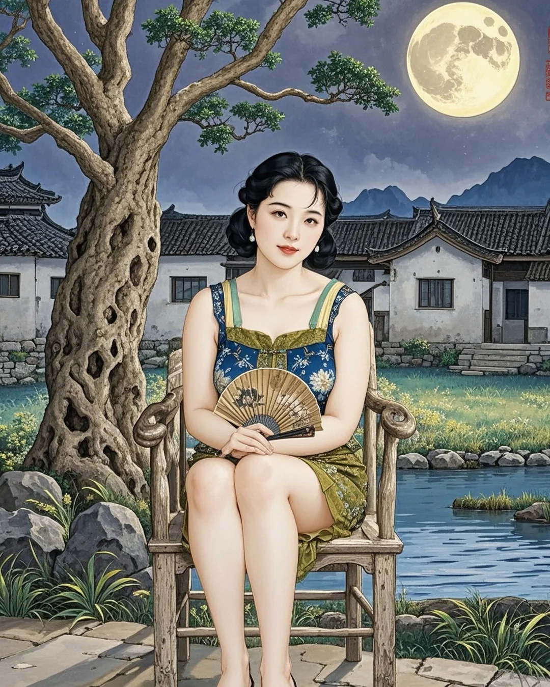 《乡村夜，阿姨相伴，重拾生活之美》