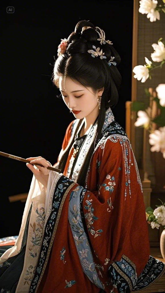 明制公主妆的宋制汉服～～
