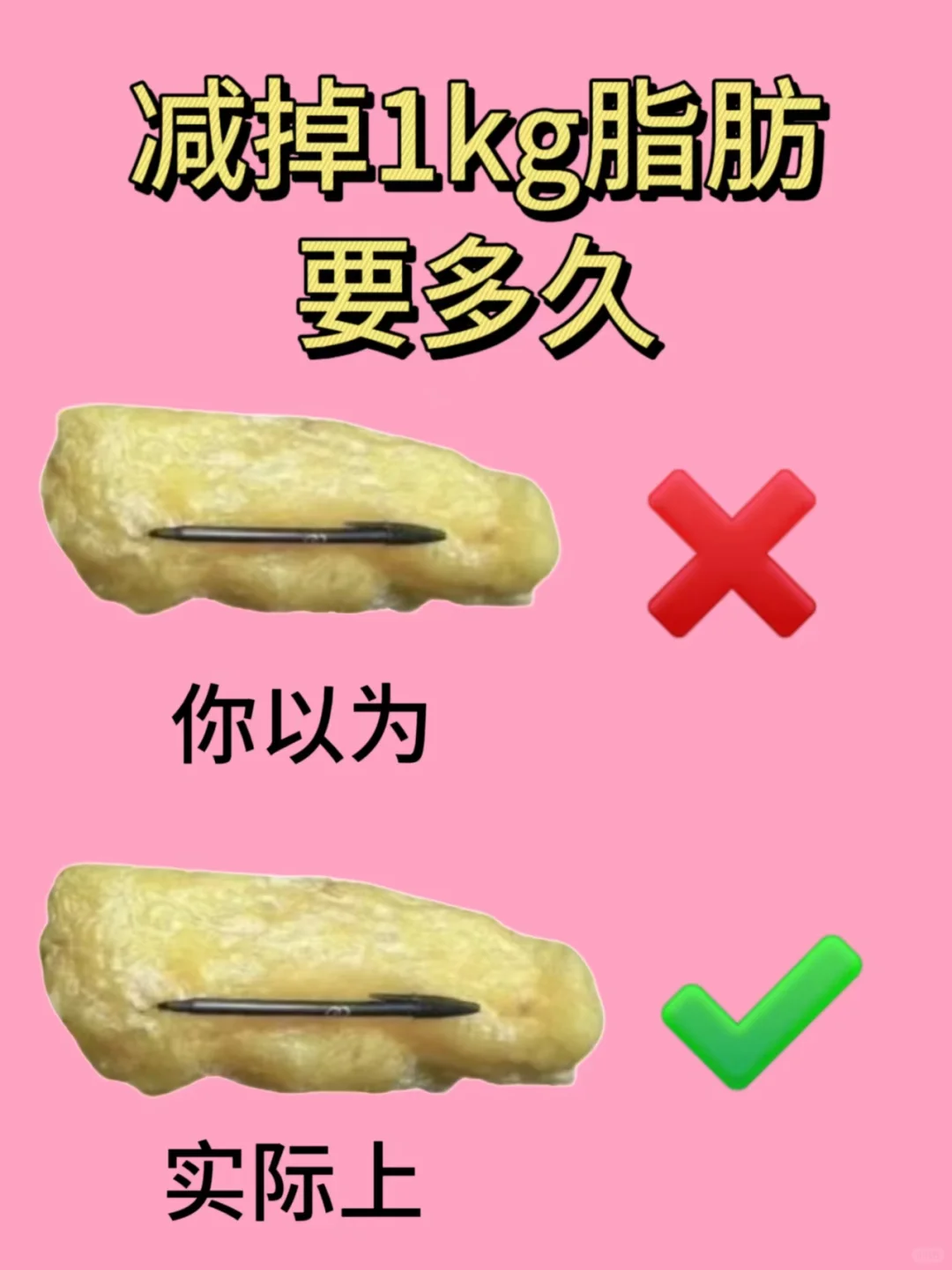 你还不知道 减掉2脂肪要花多长时间？？