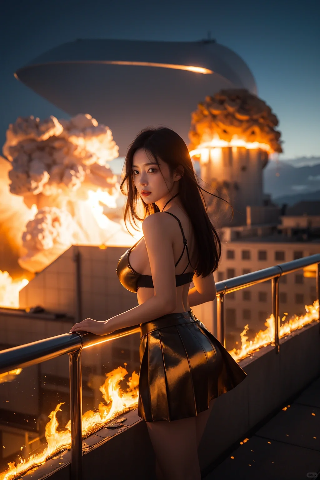 她从烈火中走来