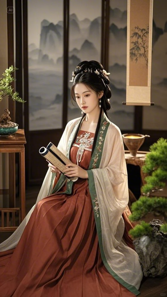 明制公主妆的宋制汉服～～